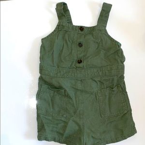 Army green onesie romper. 12-18months